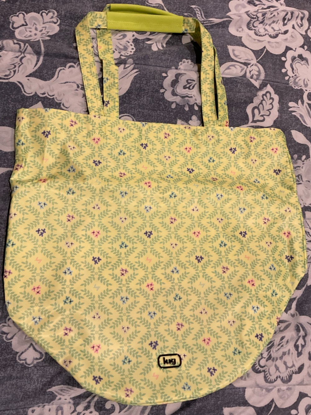 Lug Rocket XL Tote Bag, Secret Garden Green